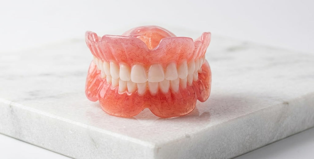 Denture full arch upper lower E584