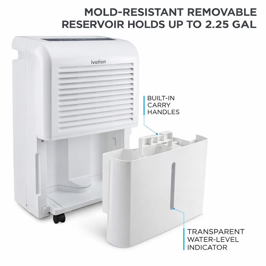 50 Pint Smart Wi-Fi Dehumidifier with Hose C998