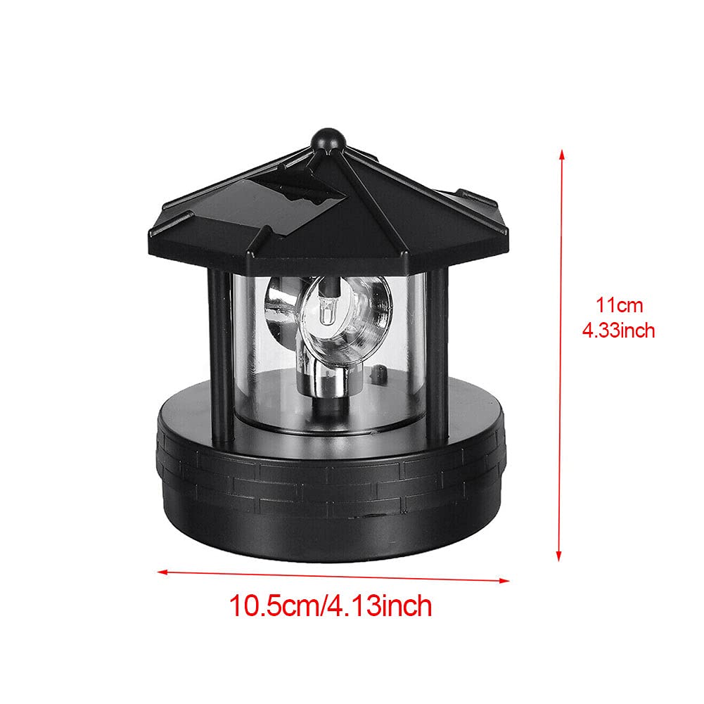 Solar Lighthouse Lamp 360° Rotatable LED IP44 Waterproof H3649