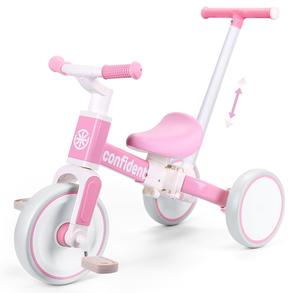 Tricycle for Toddlers 1-3 Year Olds, 5 in 1 Toddler Balance Bike L6915