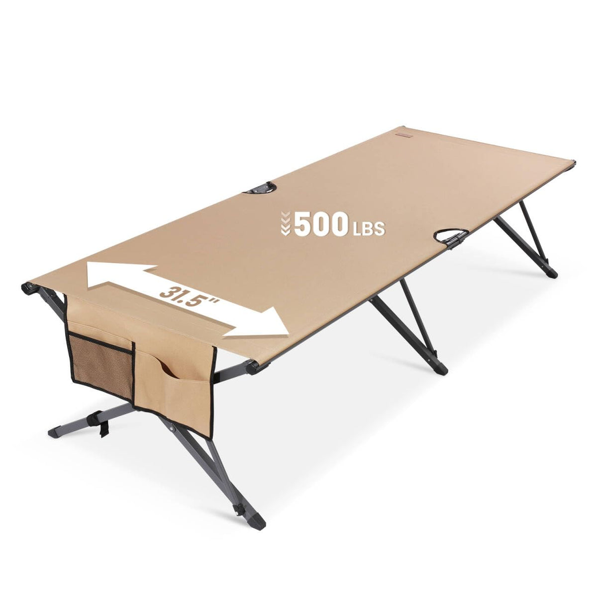 Heavy Duty 31.5'' Wide Folding Camping Cot J37064