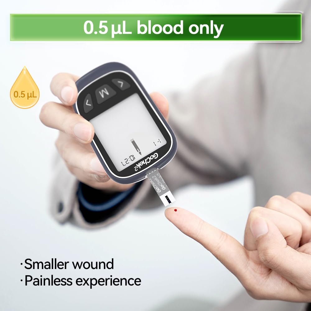 Blood Glucose Monitor Kit 100 Strips & Lancets H699339
