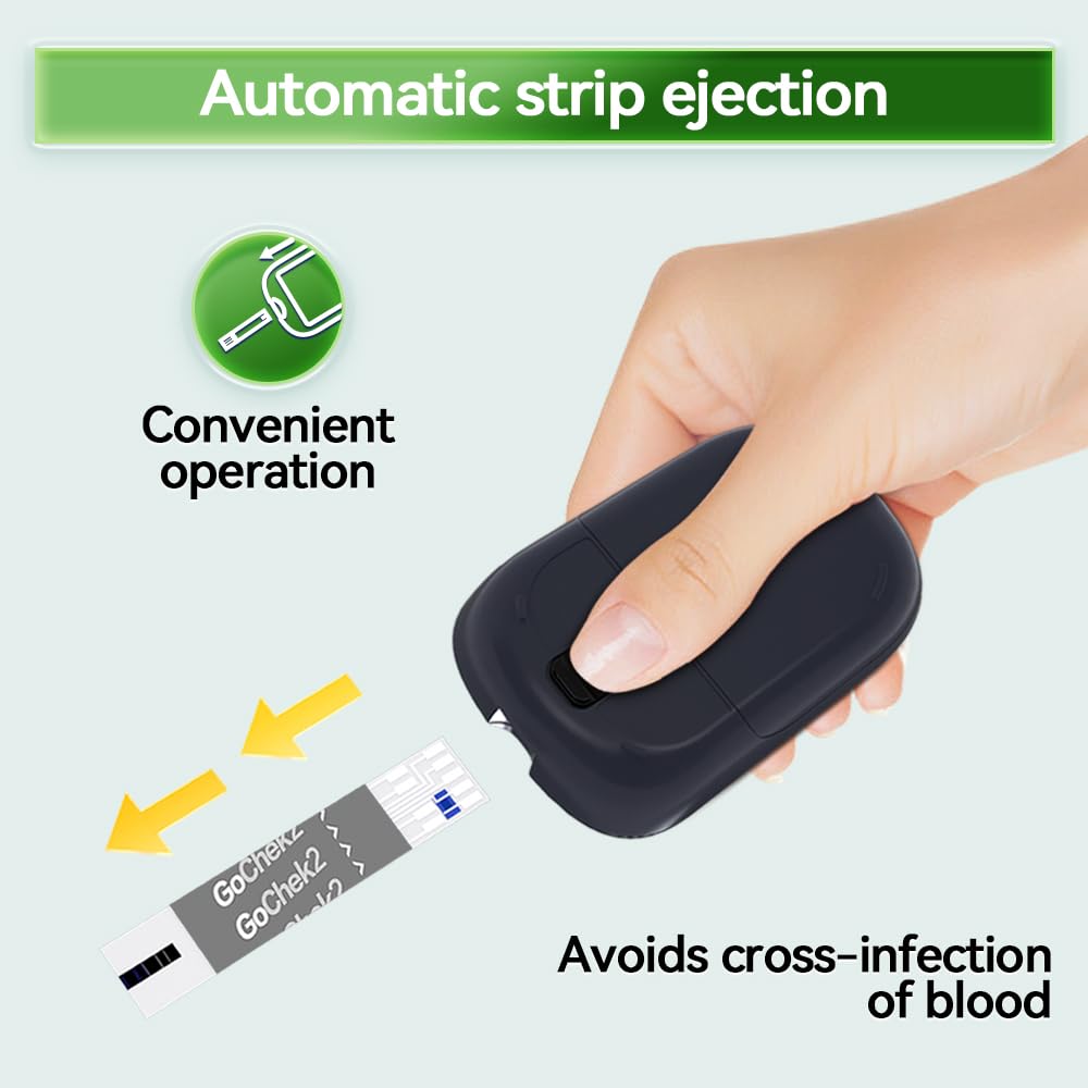 Blood Glucose Monitor Kit 100 Strips & Lancets H699339