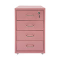 4 Drawer Rolling File Cabinet with Lock R983377