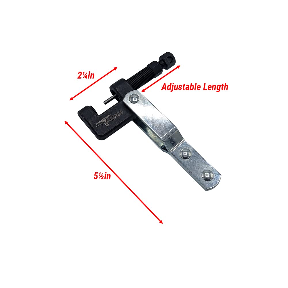Compact Chain Breaker Motorcycle Tool with Folding Handle Q9822