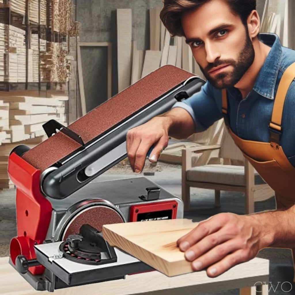 Belt and Disc Sander 4 inch x 36 inch Belt 6 inch Disc V3338