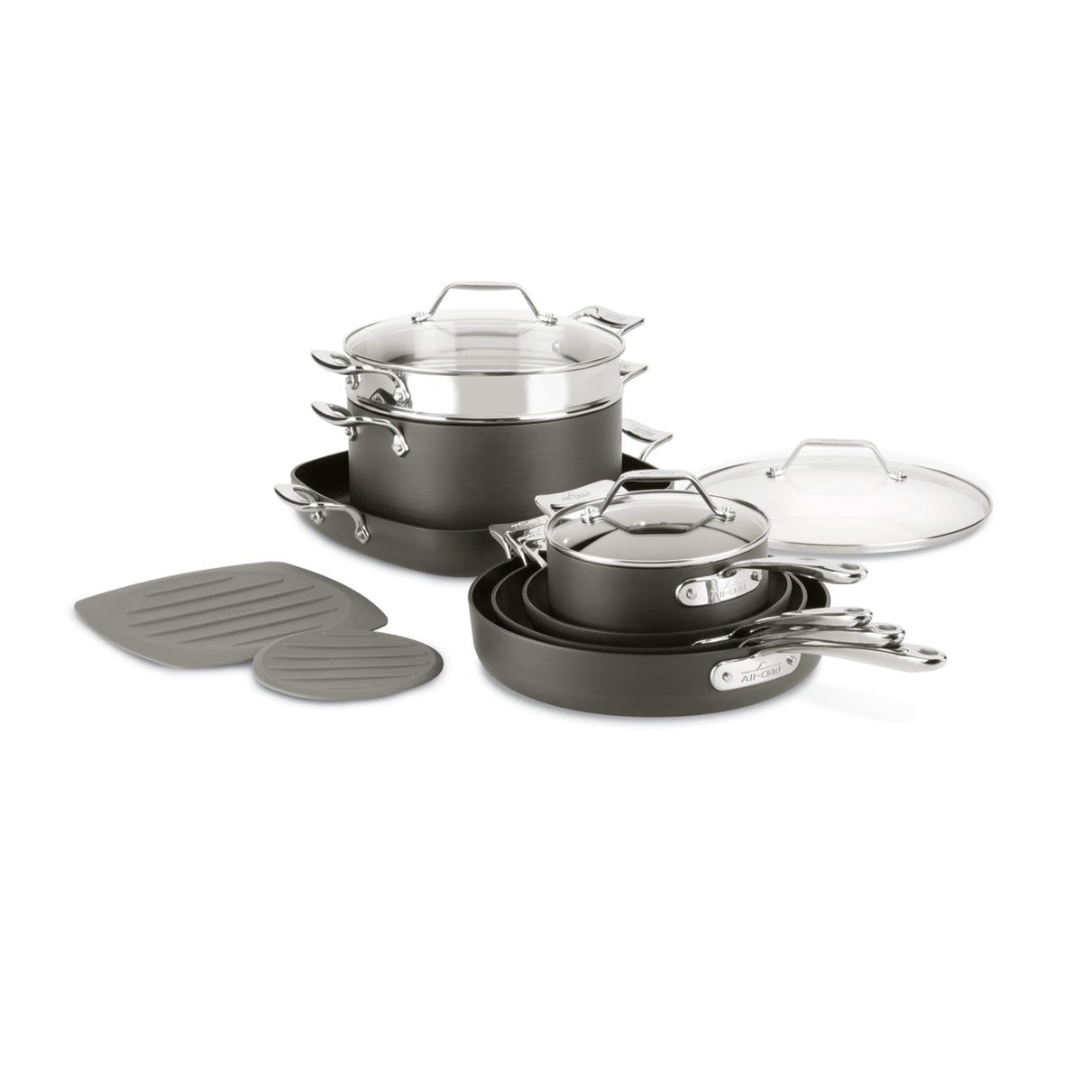 Hard Anodized Nonstick 12 Piece Cookware Set B6579