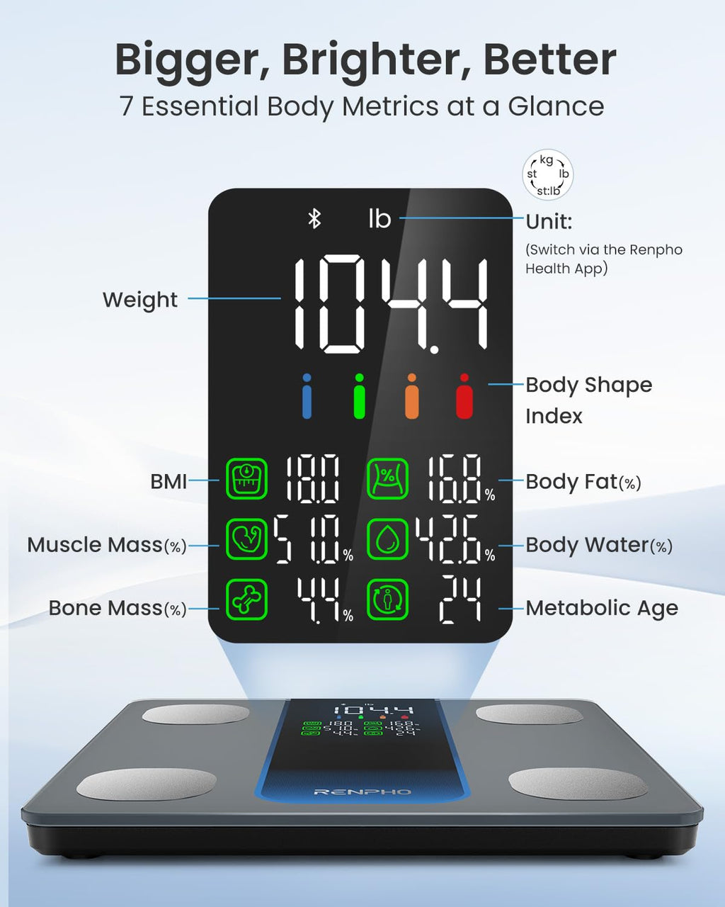 Smart Body Weight Scale Y23194
