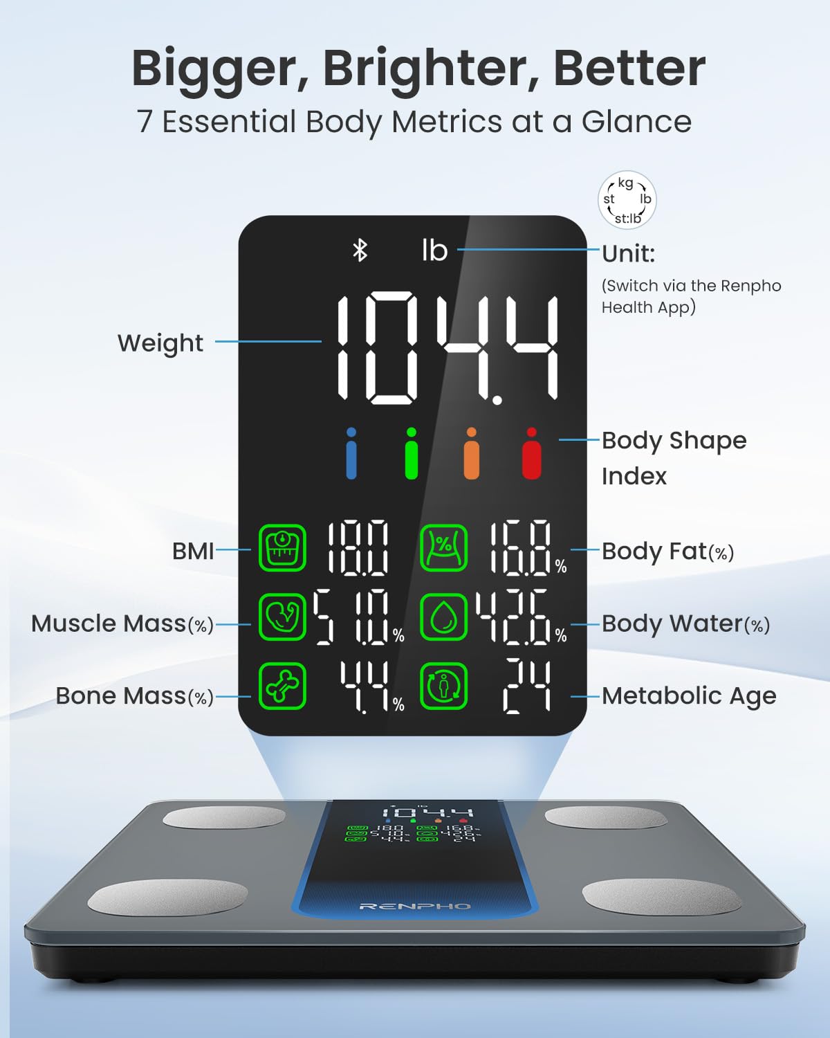 Smart Body Weight Scale Y23194