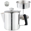 Stainless Steel Stove Top Percolator Coffee Pot 6 Cup D860939