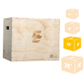 3 in 1 Wood Plyo Box Non-Slip Q272400
