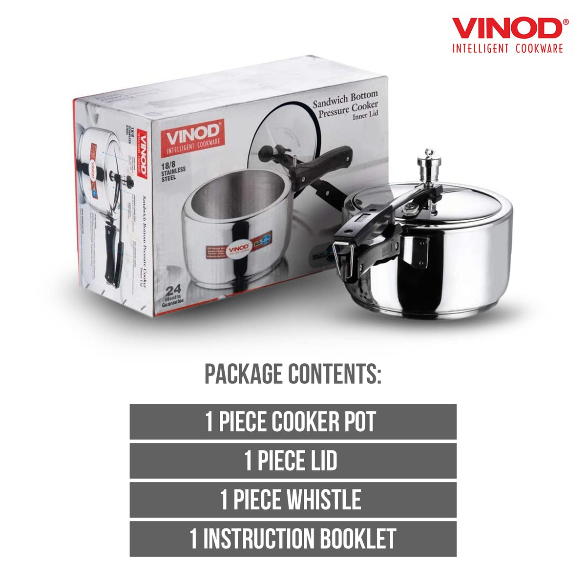 3 Liter Stainless Steel Pressure Cooker R5556
