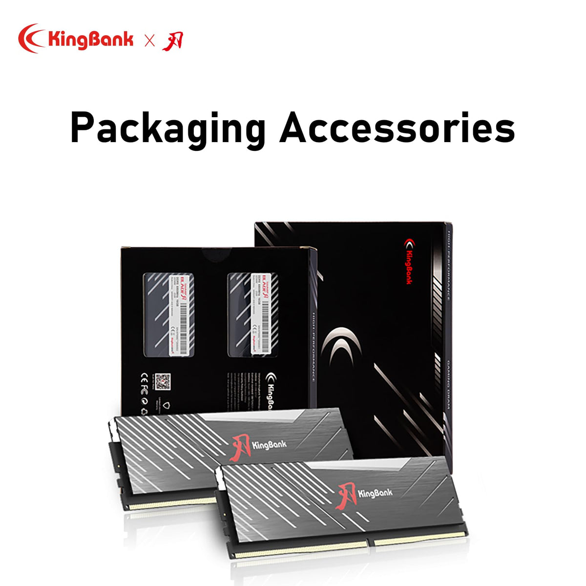 DDR5 32GB (2x16GB) 6400MT/s CL32 Desktop Memory with Heatsink W620