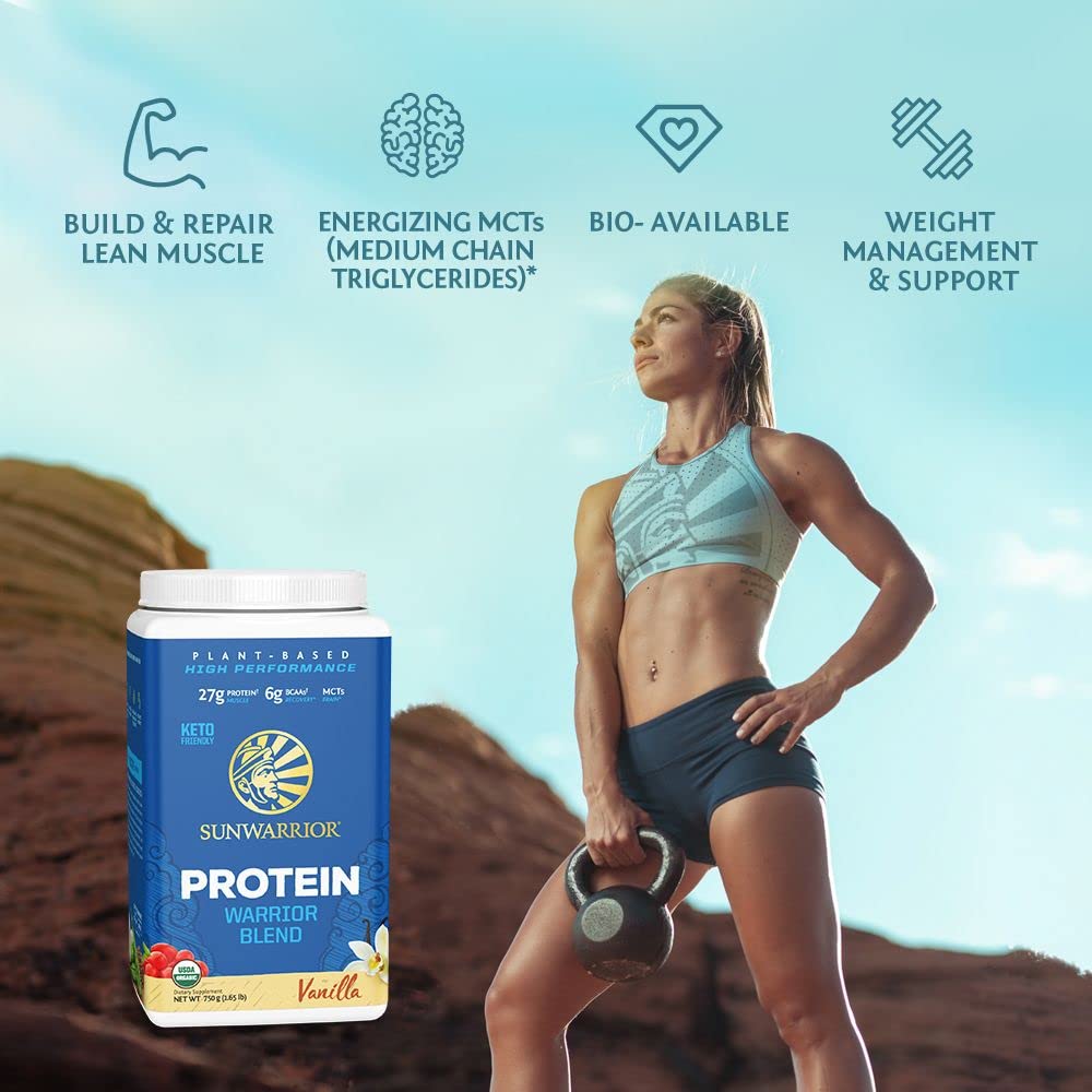 Vanilla Plant Based Protein Powder with BCAA W82177