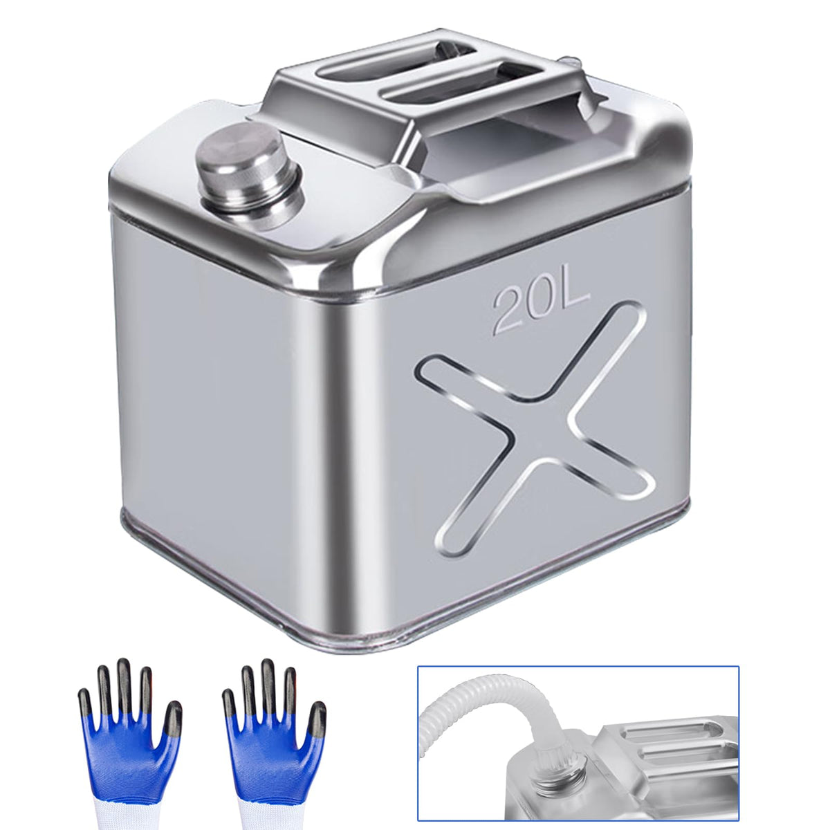5 Gallon 304 Stainless Steel Water Container L713295