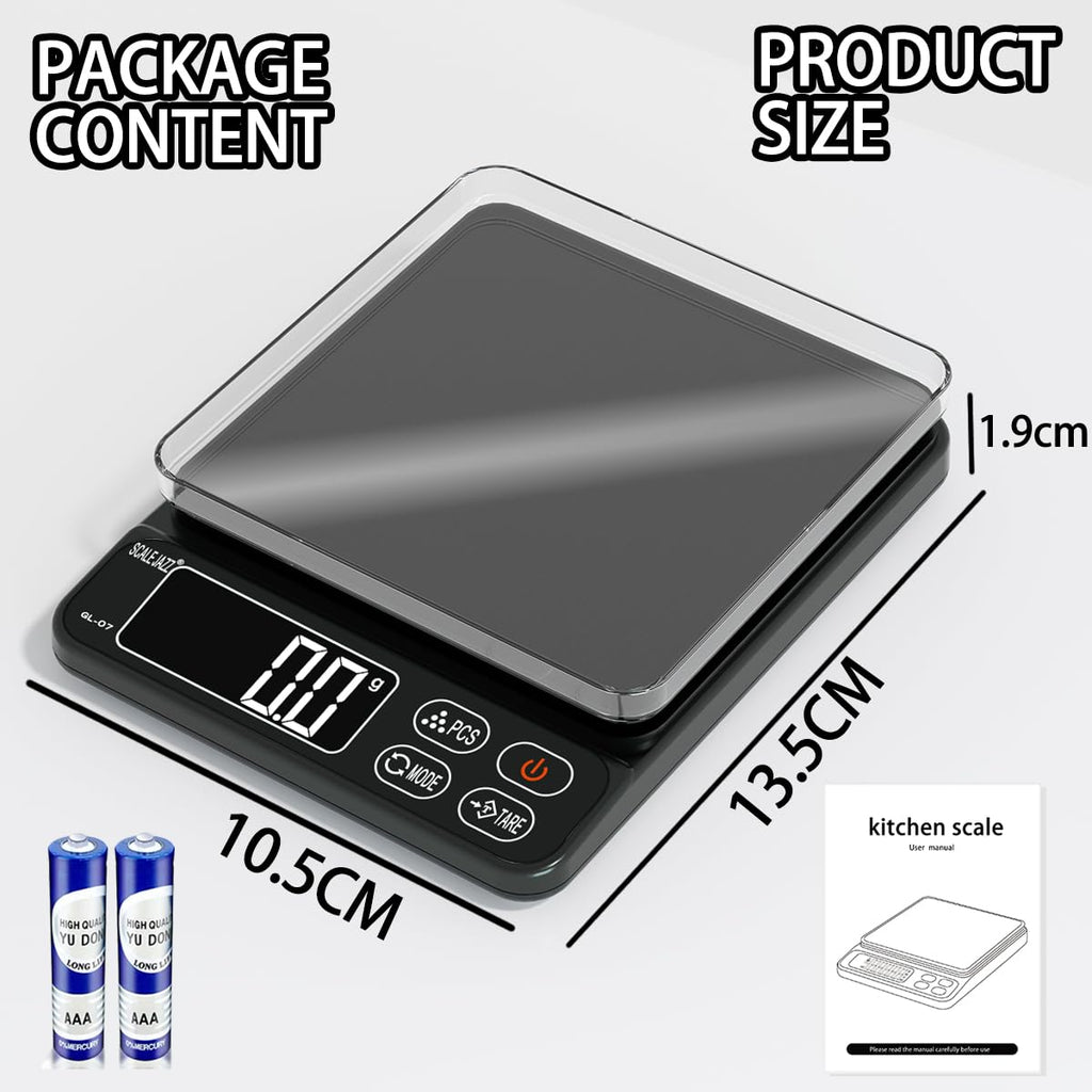 Digital Food Scale 6.6lb Grams Ounces LCD Display C854992