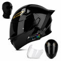 Bluetooth Modular Flip-Up Full Face Motorcycle Helmet K389288