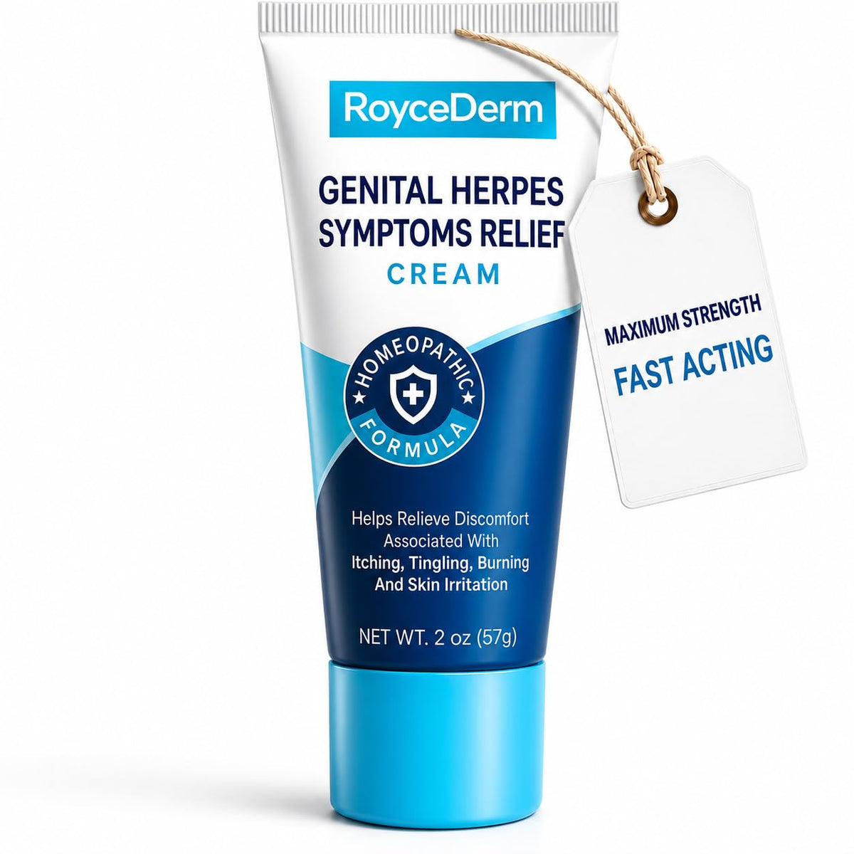 Herpes Treatment Cream for Symptom Relief, 2 oz I52376