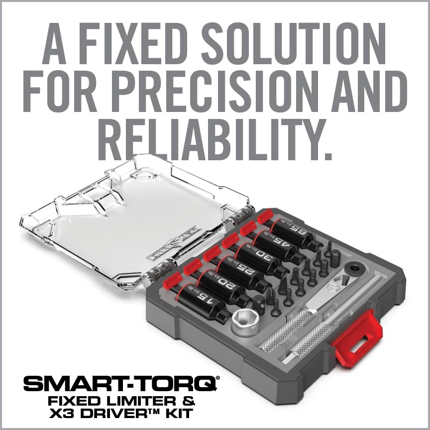 Torque Screwdriver & Ratcheting Driver Tool Set with 12 Bits & Storage Case U35830