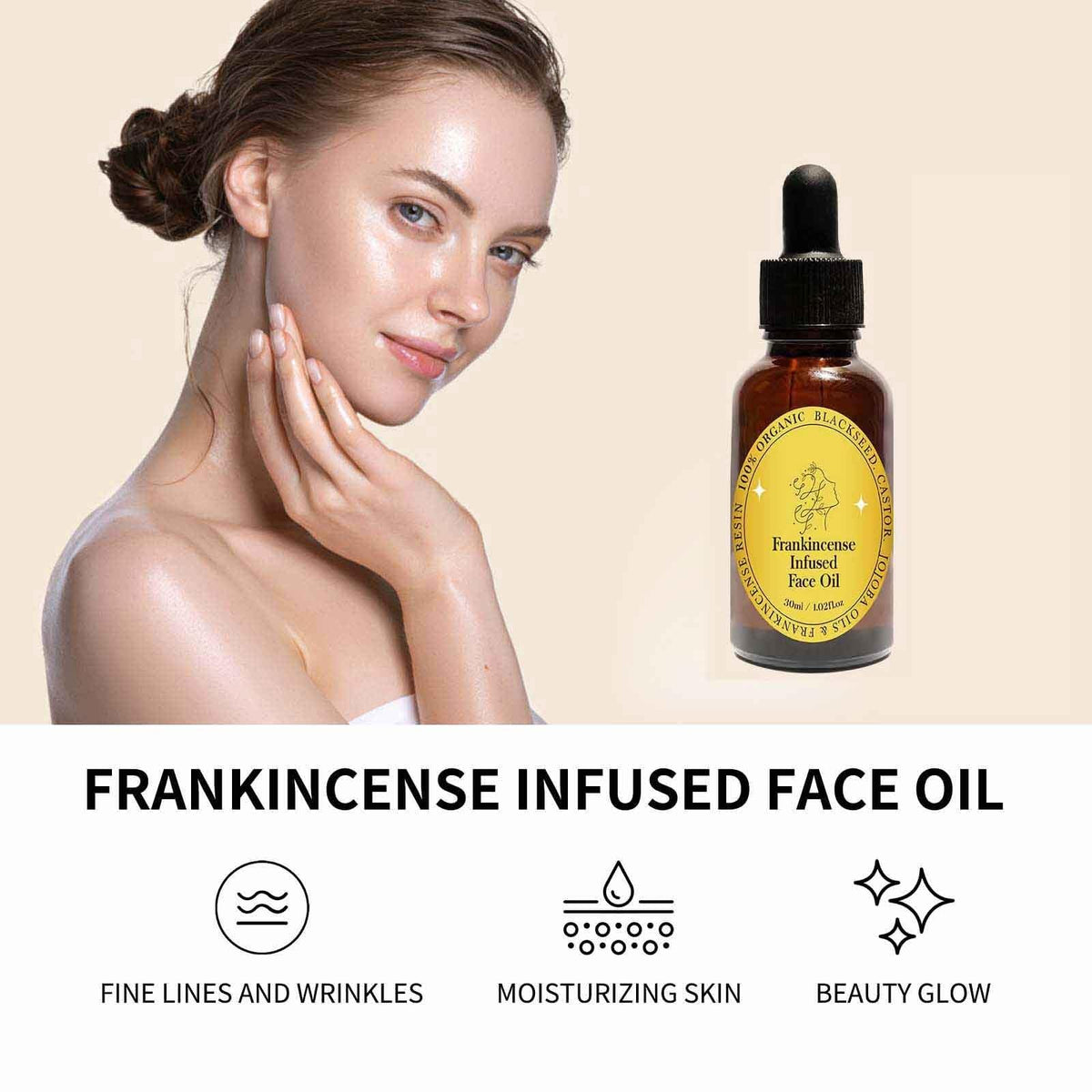 Frankincense Resin Oil Facial Serum 3PC I49170