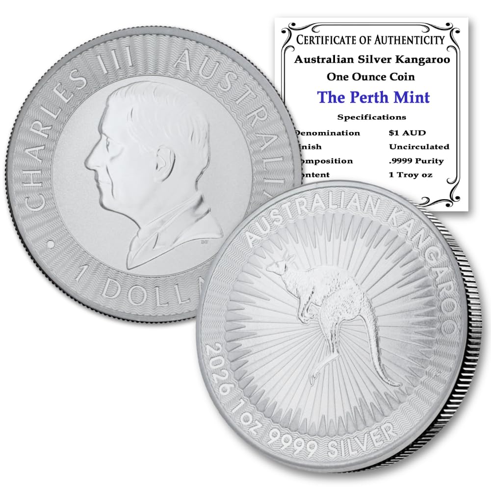 1 oz Australian Silver Kangaroo Brilliant Uncirculated I9633