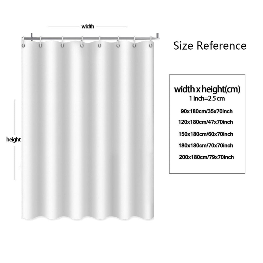Sage Green Geometric Bath Curtain 54x78 Inches W18452