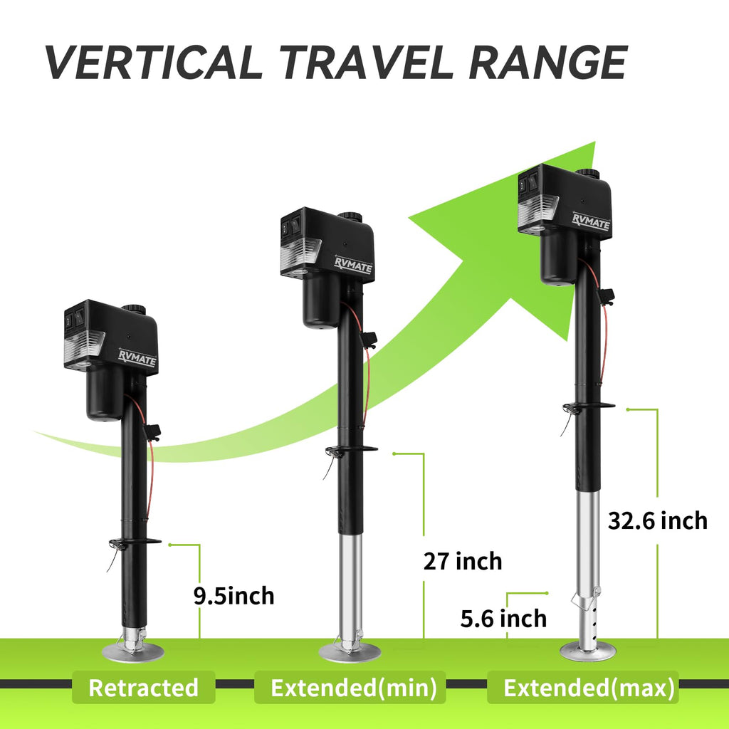 Electric A-Frame Trailer Jack up to 3500-4000lbs W15608