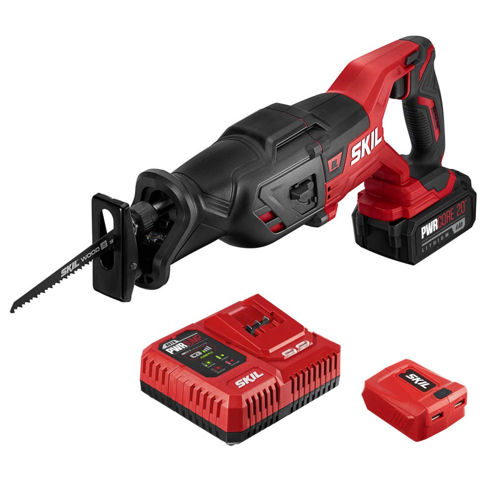 20V Brushless Reciprocating Saw Kit with Battery and Charger W816515