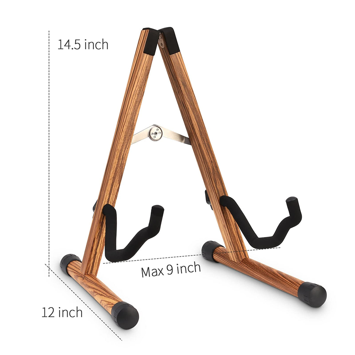 Folding Wood Acoustic Guitar Stand with Padding K70333