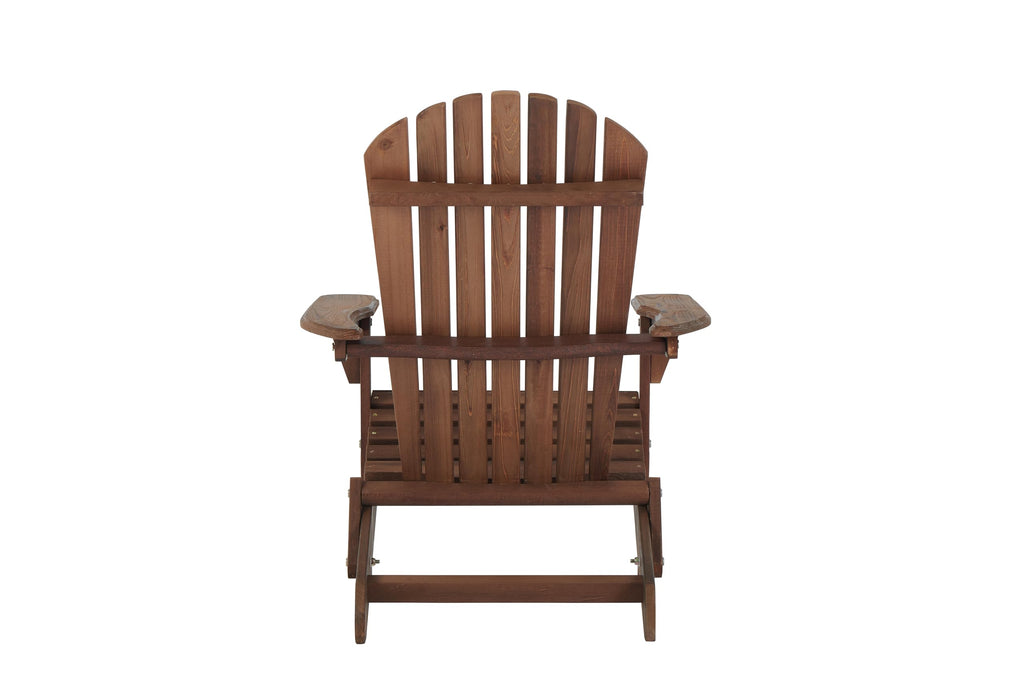 Wooden Folding Adirondack Chair Set of 2 N2151