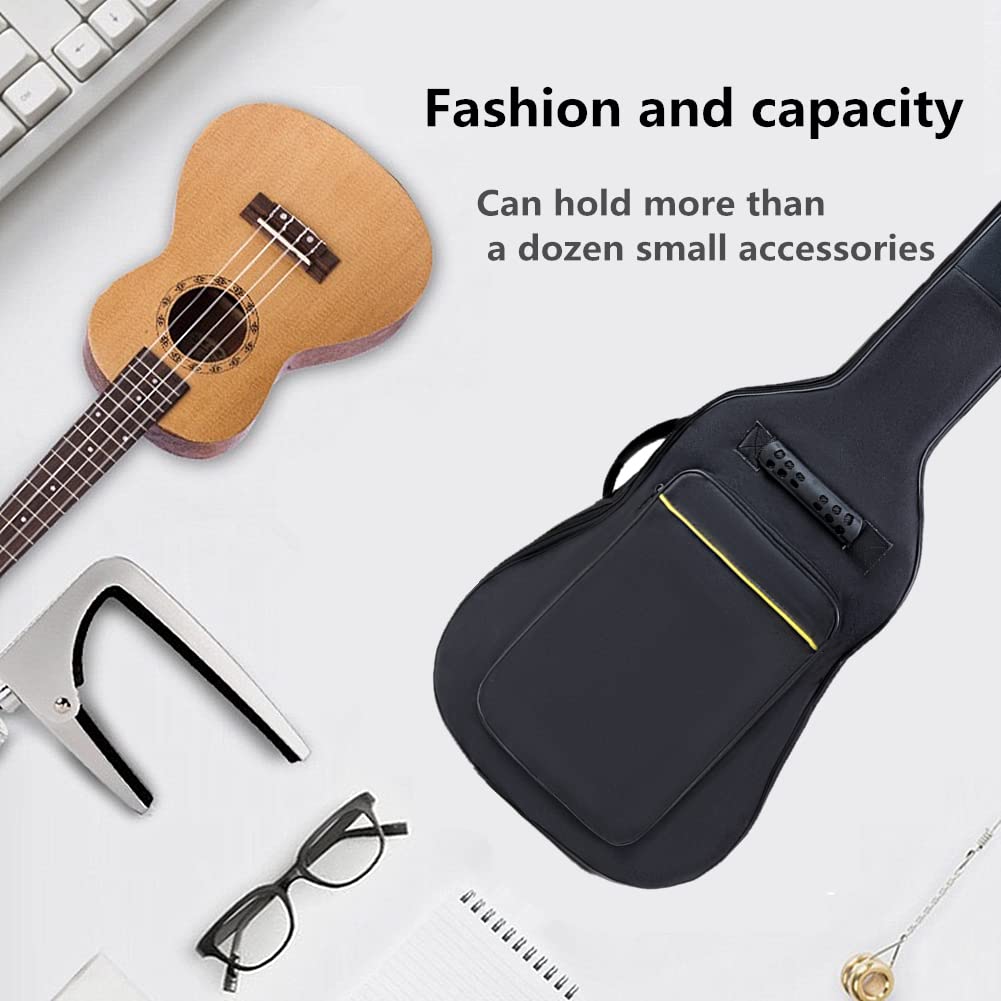 40 41 42 Inch Acoustic Folk Guitar Bag Backpack 600D Oxford Soft Carry Case A9340
