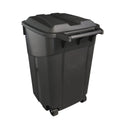 Black 45 Gallon Wheeled Plastic Garbage Can Z801389