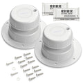 RV Plumbing Vent Cap Fits 1 to 2 3/8 Inch Pipe White 2 Pack C61829