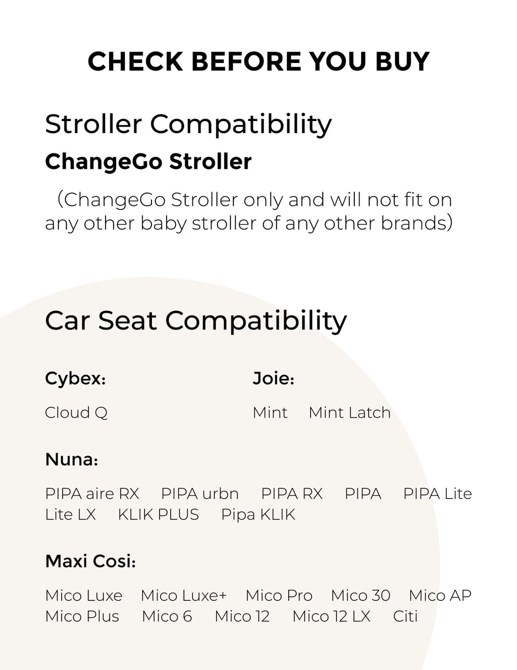 Car Seat Adapters V7224