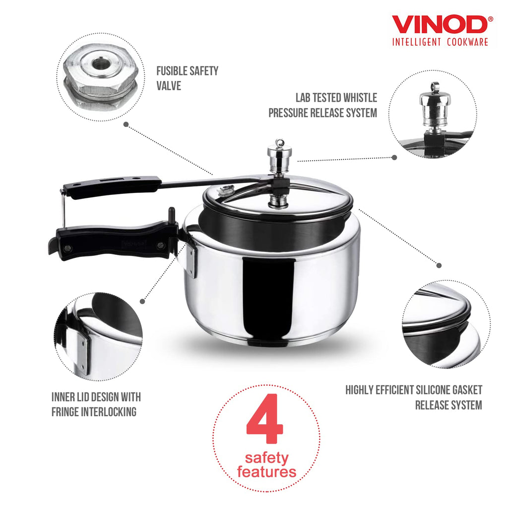 3 Liter Stainless Steel Pressure Cooker R5556