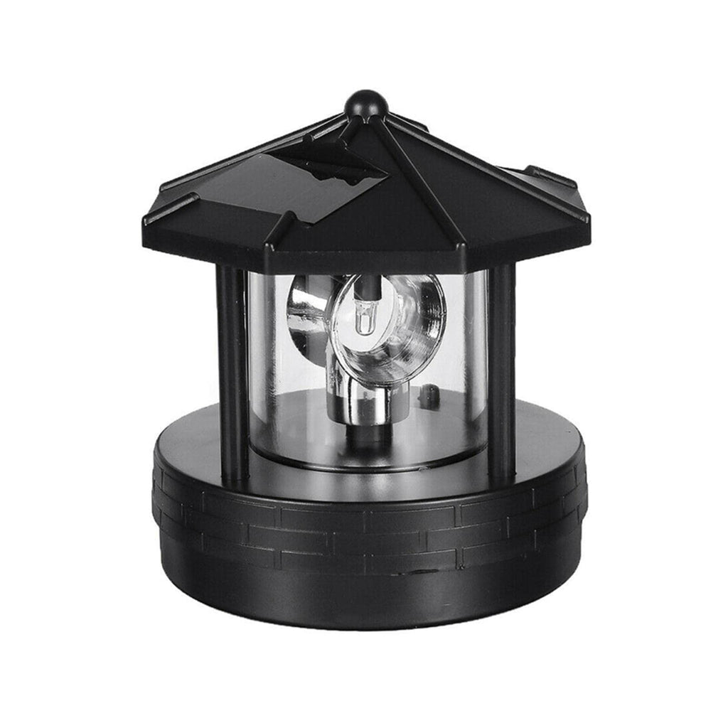 Solar Lighthouse Lamp 360° Rotatable LED IP44 Waterproof H3649