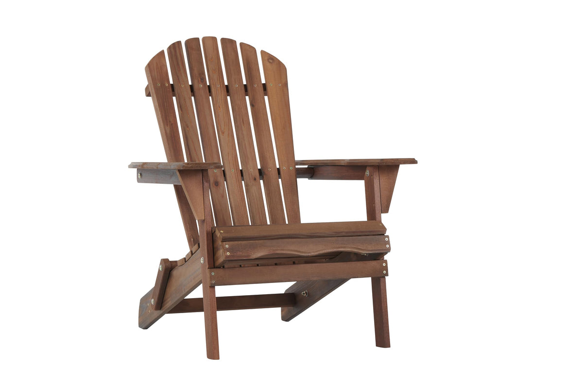 Wooden Folding Adirondack Chair Set of 2 N2151