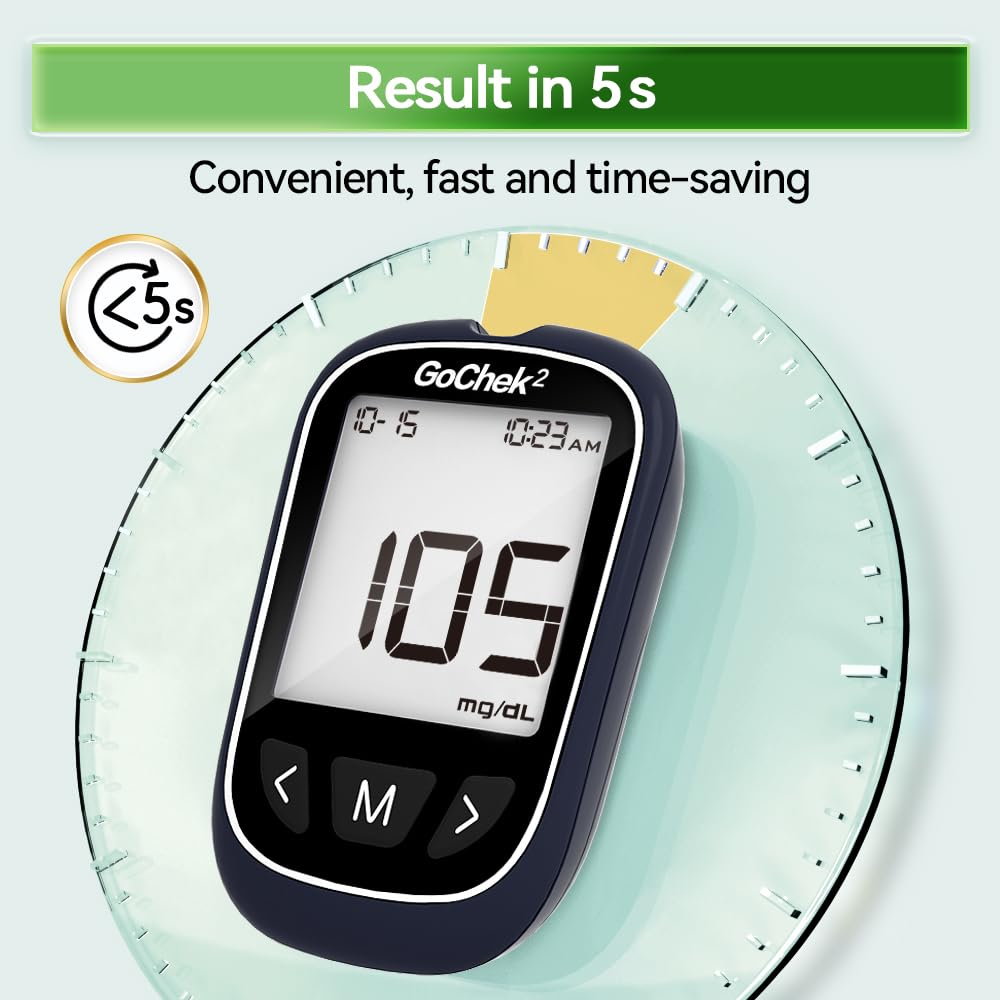 Blood Glucose Monitor Kit 100 Strips & Lancets H699339