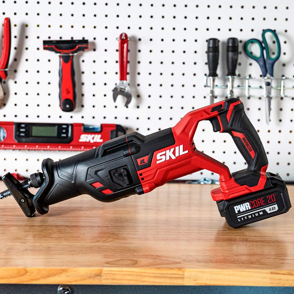 20V Brushless Reciprocating Saw Kit with Battery and Charger W816515