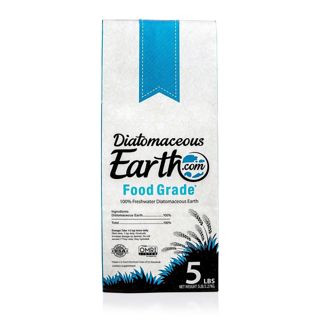 Food Grade Diatomaceous Earth 5lb Organic Powder T6102