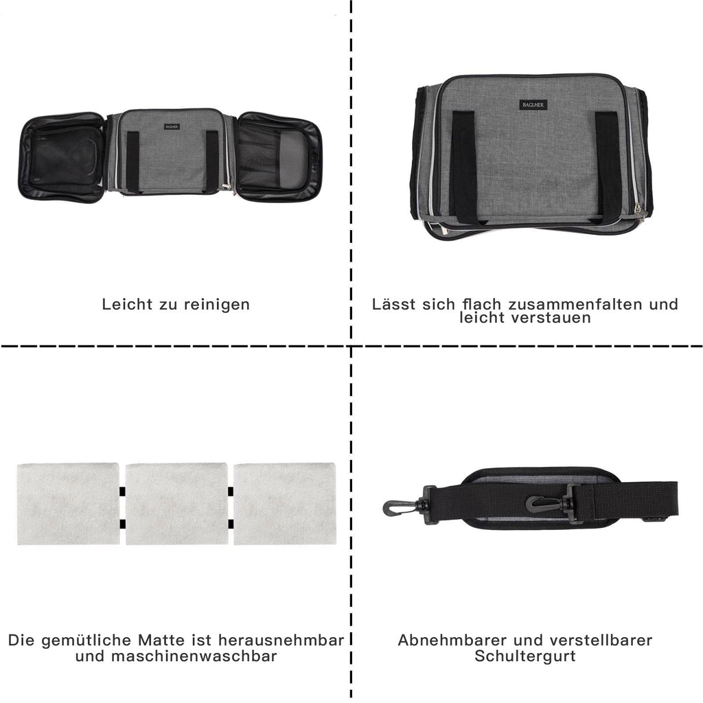 Airline Approved Soft Side Pet Carrier with Fleece Pad X487