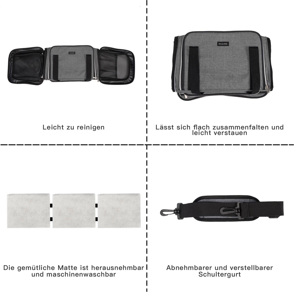 Airline Approved Soft Side Pet Carrier with Fleece Pad X487