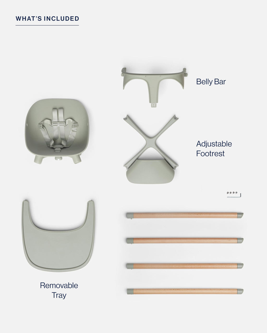3-in-1 Convertible High Chair I259042