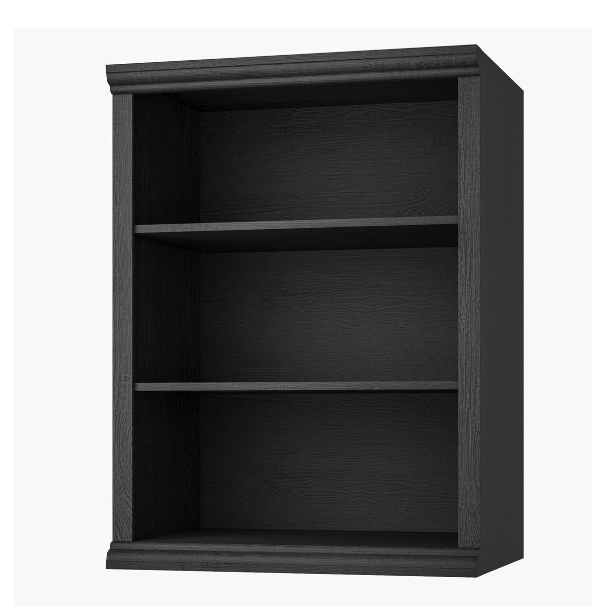 Black 3 Tier Bookcase H436