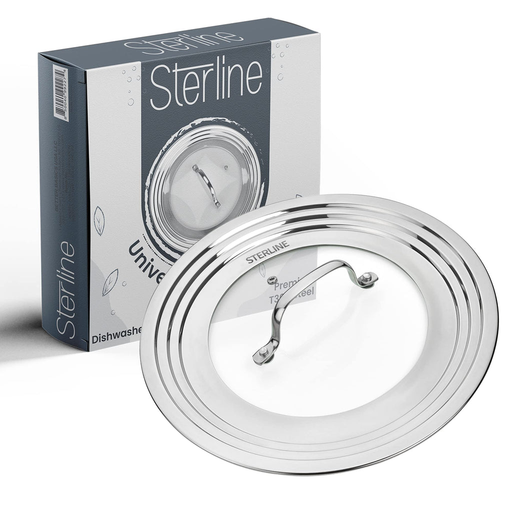 Tempered Glass Universal Lid with Steam Vent N284419
