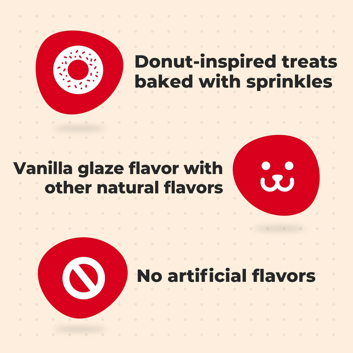 Vanilla Glaze Flavor Dog Biscuits, 8 Oz. U92810