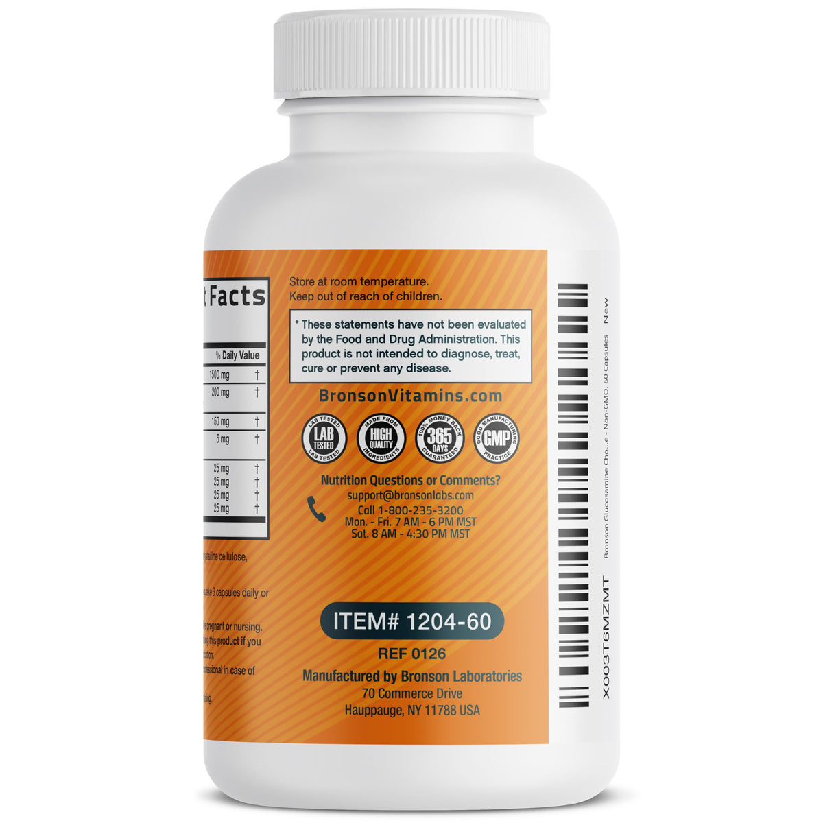 Glucosamine Chondroitin Turmeric & MSM Joint Support, 60 Capsules B4538