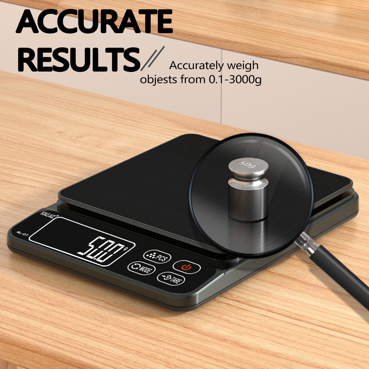 Digital Food Scale 6.6lb Grams Ounces LCD Display C854992