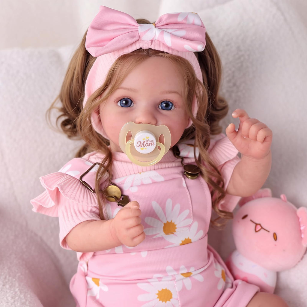 20inch Realistic Reborn Baby Dolls with Poseable Limbs Rooted Hair L891223