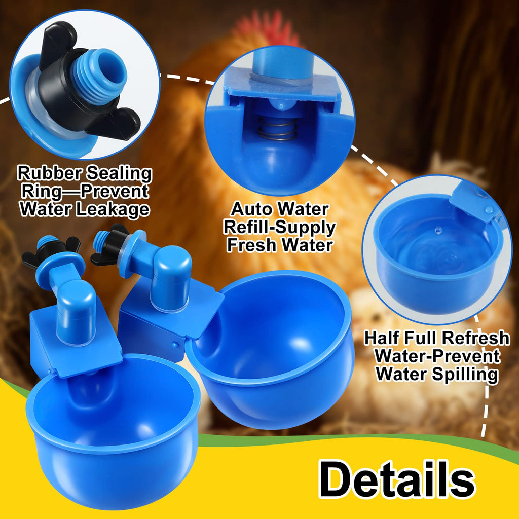 50 Pcs Chicken Waterer Cup W5447